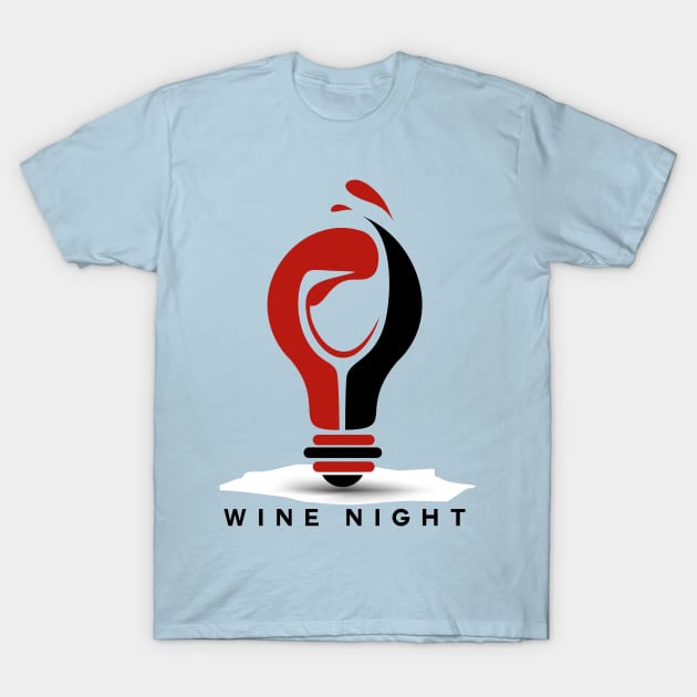 Wine Idea T-Shirt by Whatastory